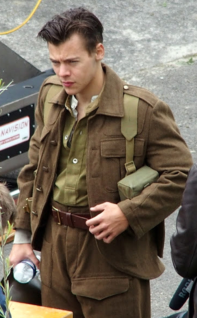 Harry Styles Looks Handsome With His Short Haircut And In Uniform